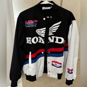 JT Racing x Honda Speed Black Racing Jacket SZ XS